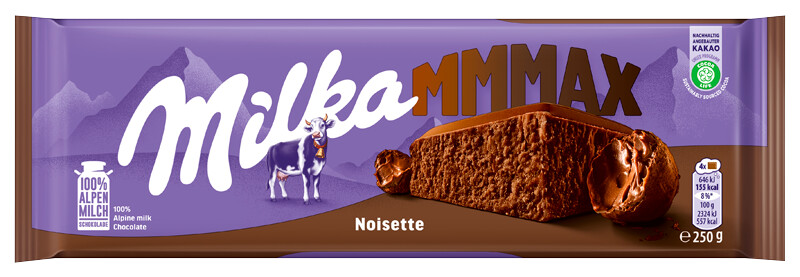 Milka Mmmax Noisette 250G Milka Mmmax Noisette 250G
