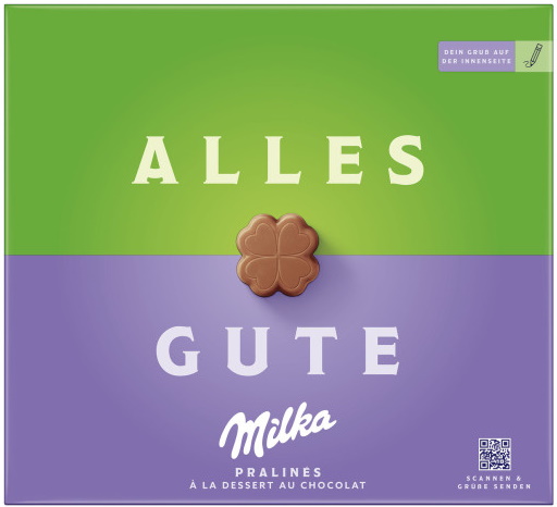 Milka Pralines Alles Gute 110G