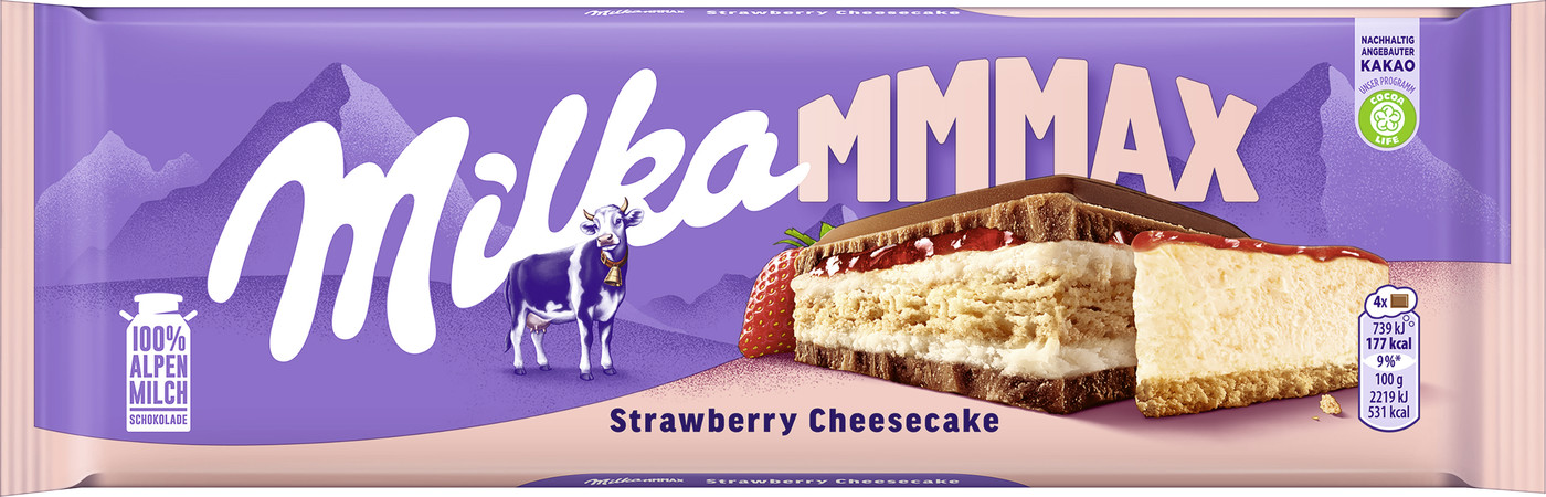 Milka Strawberry Cheesecake 300G Milka Strawberry Cheesecake 300G