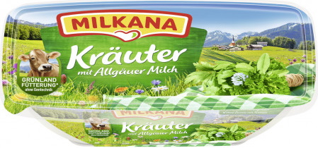 Milkana Frischeschale Kräuter 190G Milkana Frischeschale Kräuter 190G