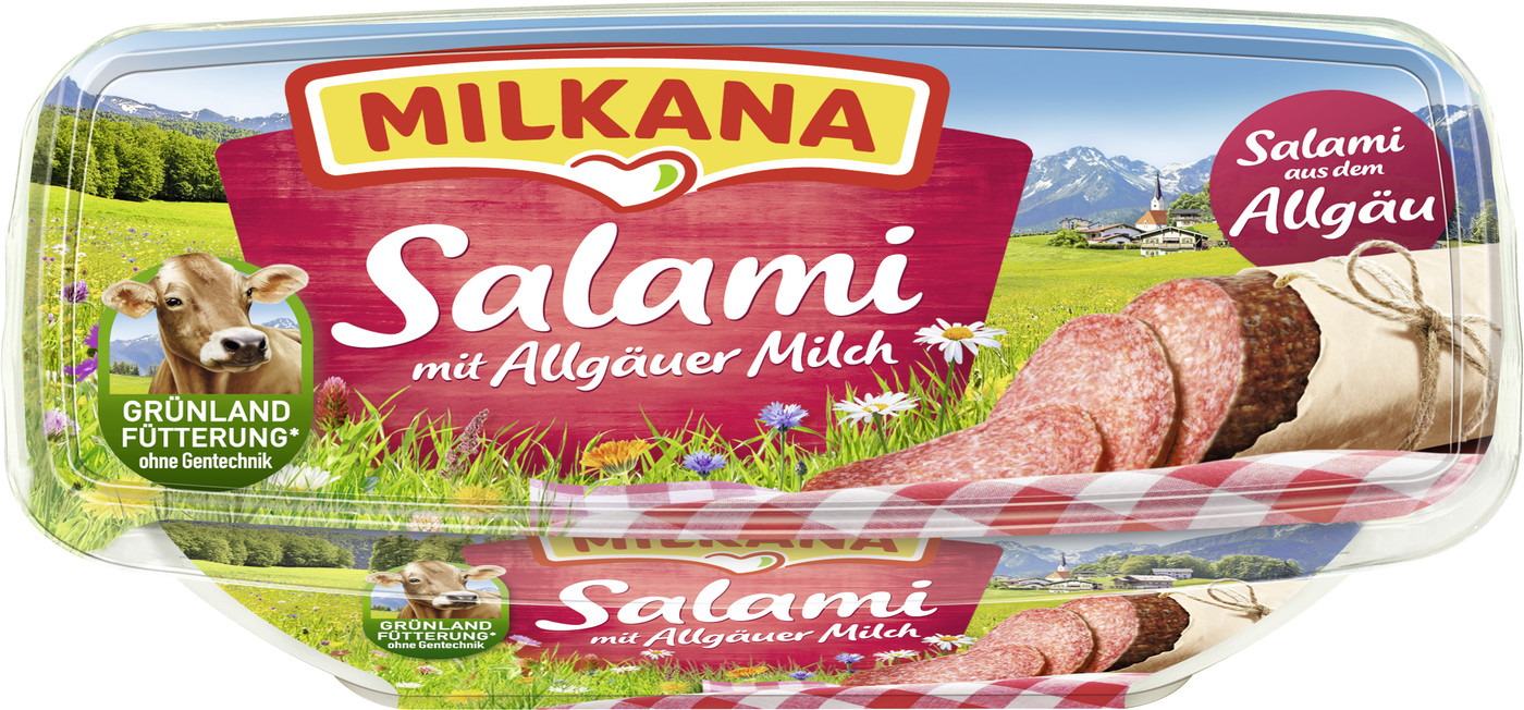 Milkana Frischeschale Salami 57% Rahmstufe 190G