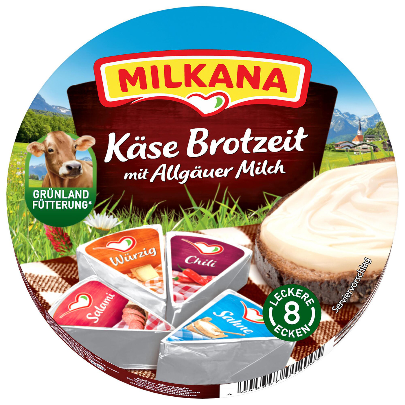 Milkana Käse Brotzeit 190G Milkana Käse Brotzeit 190G