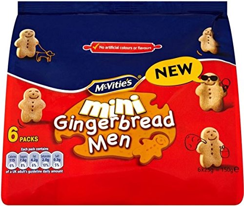 Mini- Lebkuchenmänner Mcvitie (6 Pro Packung - 150G)