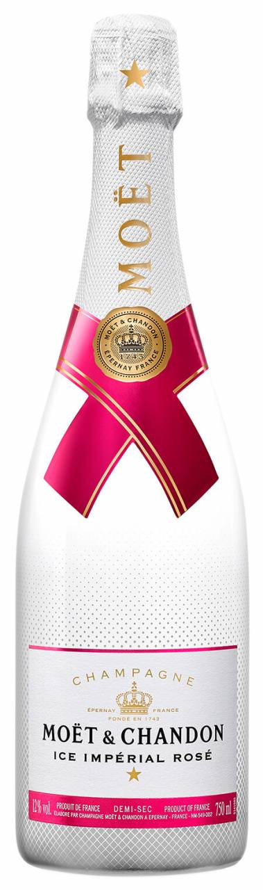 Moet & Chandon ICE Rosé Champagner 0,75 Liter Flasche
