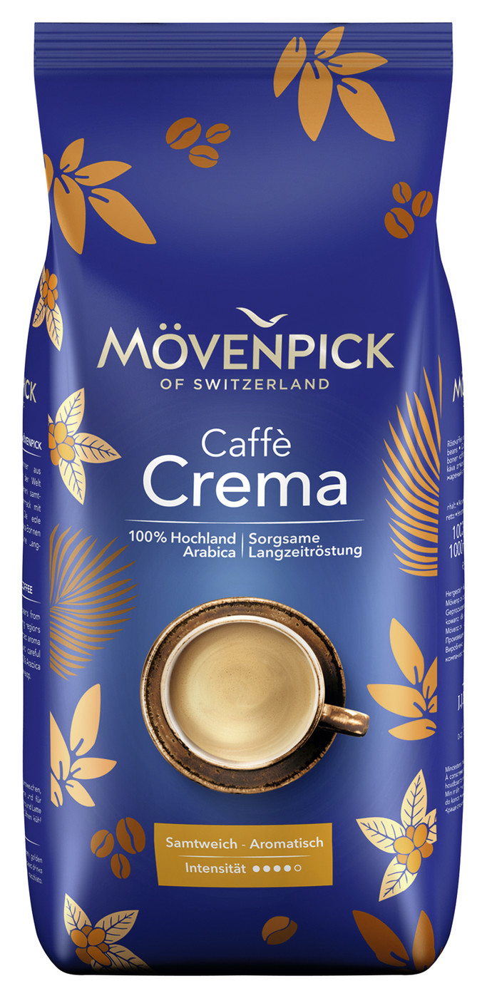 Mövenpick Café Crema Bohnen 1KG