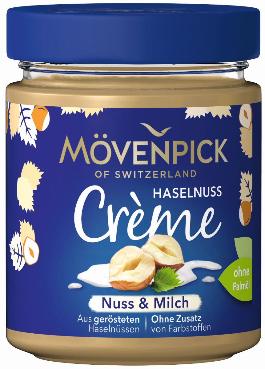 Mövenpick Haselnuss Creme Nuss & Milch 300G MHD 13.05.2025 Mövenpick Haselnuss Creme Nuss & Milch 300G MHD 13.05.2025