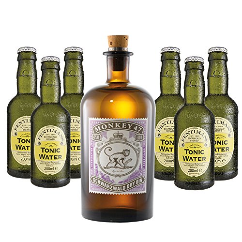 Monkey 47 Gin (1 x 0.5 l) mit Fentimans Tonic Water (6 x 0.2 l) von Monkey 47