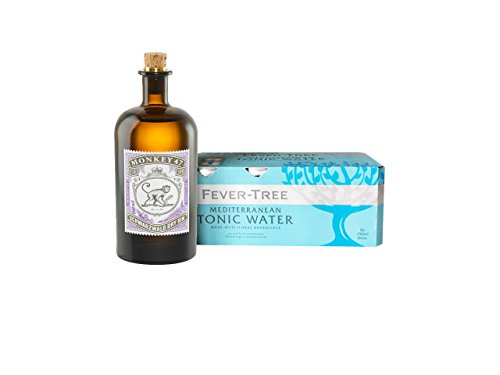 Monkey 47 Gin (1 x 0.5 l) mit Fever Tree Mediterranean (8 x 0.15 l) von Monkey 47