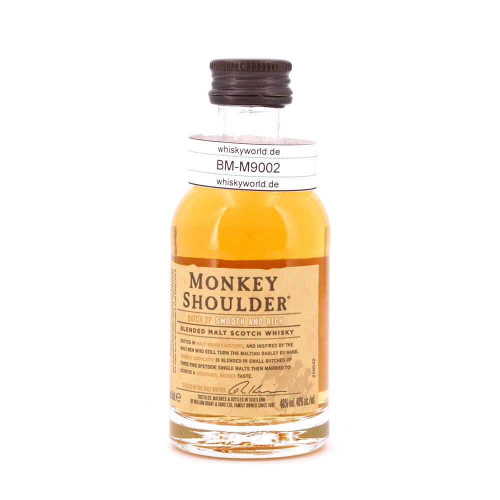 Monkey Shoulder Vatting von Glenfiddich, Balvenie 0,050 L/ 40.0% vol