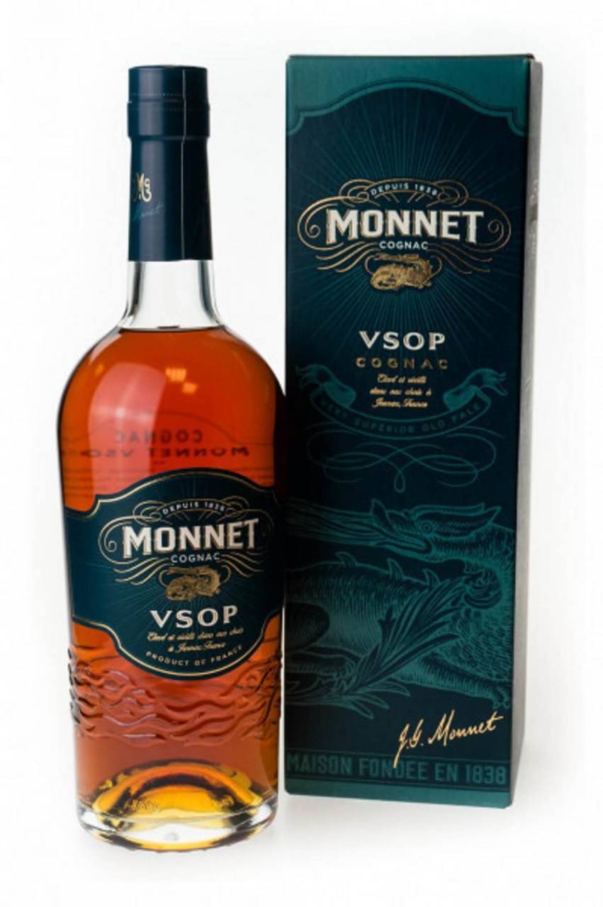 Monnet Cognac VSOP in Geschenkverpackung 0,7 Liter
