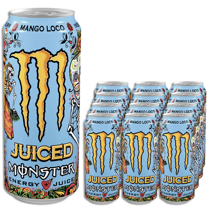 Monster Energydrink Juice Mango Loco 12x0,5L Monster Energydrink Juice Mango Loco 12x0,5L