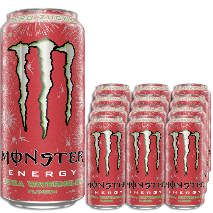 Monster Energydrink Ultra Watermelon 12x0,5l Monster Energydrink Ultra Watermelon 12x0,5l