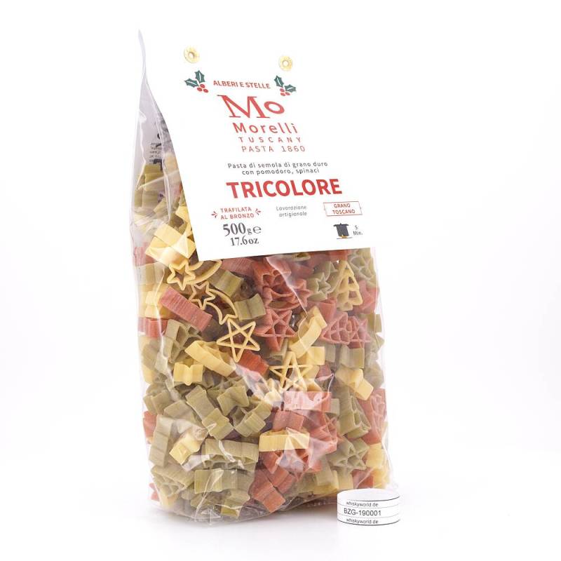 Morelli Tricolore Weihnachtsnudeln 500 g