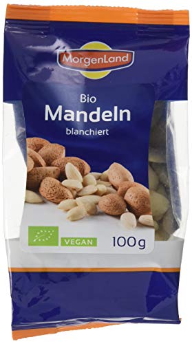 MorgenLand Blanchierte Bio-Mandeln (1 x 100 g) von Morgenland