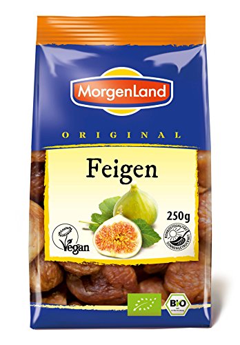 Morgenland Feigen natural - handverlesen - 250g Bio Trockenfrüchte, 4er Pack (4 x 250 g) von Morgenland