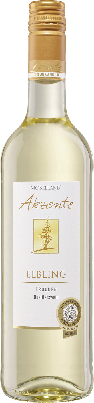 Moselland Akzente Elbling trocken 0,75L Moselland Akzente Elbling trocken 0,75L