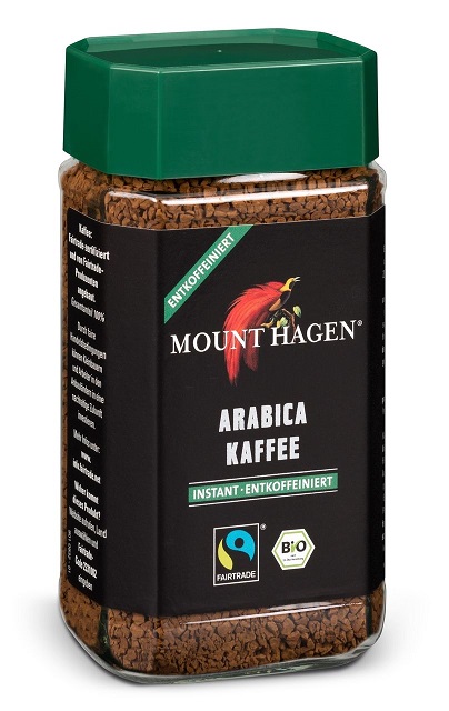 Mount Hagen Instant Kaffee entkoffeiniert Mount Hagen Instant Kaffee entkoffeiniert