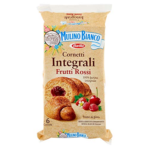 Mulino Bianco Cornetti Integrali frutti rossi Kuchen roten Früchte Vollkorn