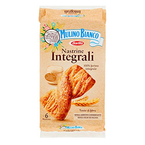 Mulino Bianco Kuchen Nastrine Integrali Vollkorn Briosche 6 x 40 g kekse cookies