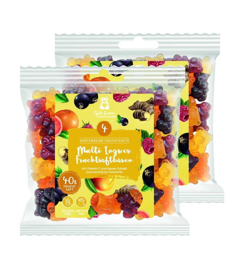 Multi Ingwer Fruchtsaftbären Fruchtgummis 2x 150g