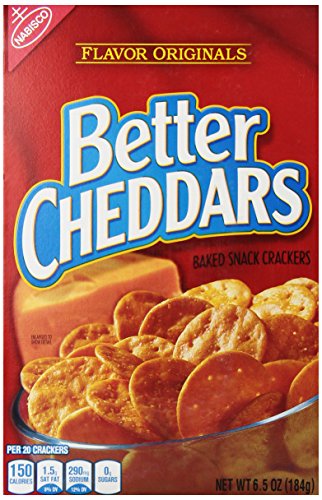 Nabisco Flavor Originals Better Cheddars Baked Snack Crackers, 6.5 Ounce by Chip Ahoy