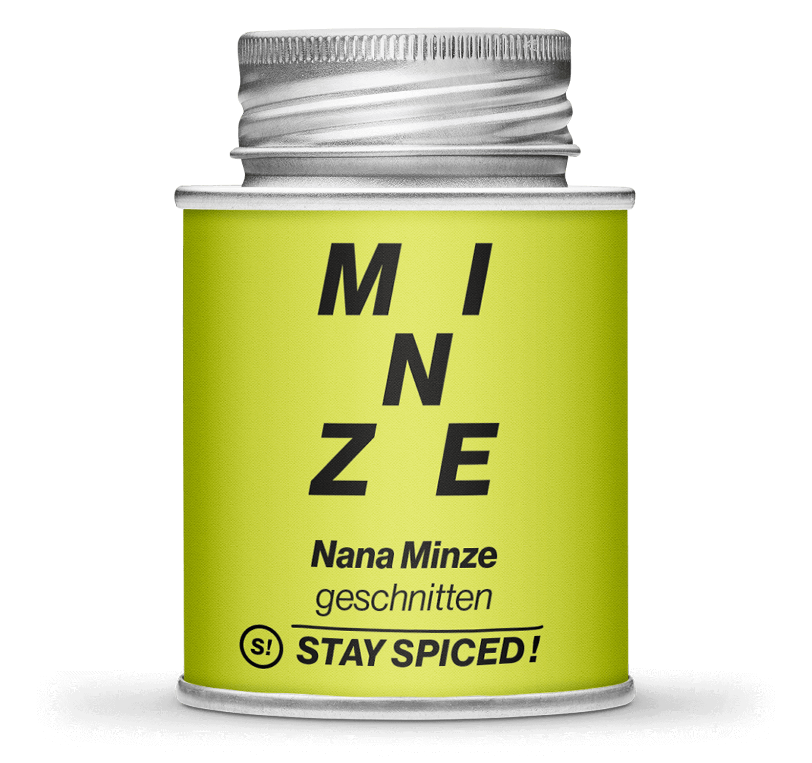 Nana Minze geschnitten 3-5mm, 170ml Schraubdose Nana Minze geschnitten 3-5mm, 170ml Schraubdose