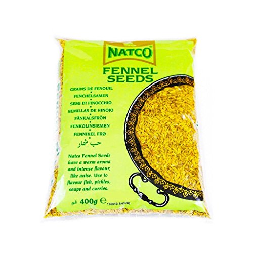Natco Fennel Seeds 400g - Natco Fenchelsamen 400g von Natco