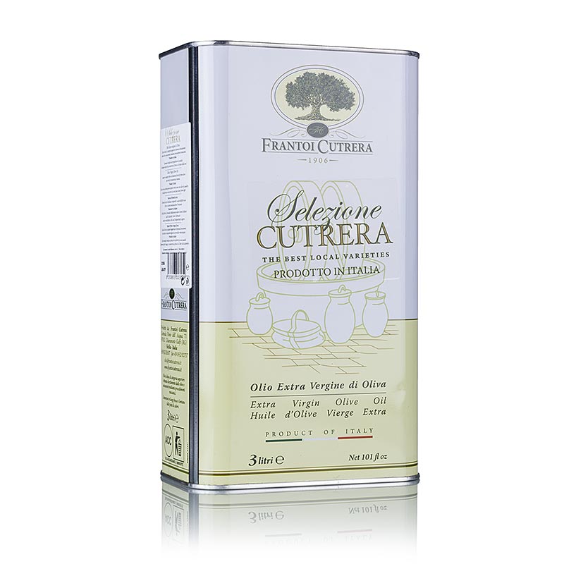 Natives Olivenöl Extra, Frantoi Cutrera Selezione Cutrera, intensiv, 3 l