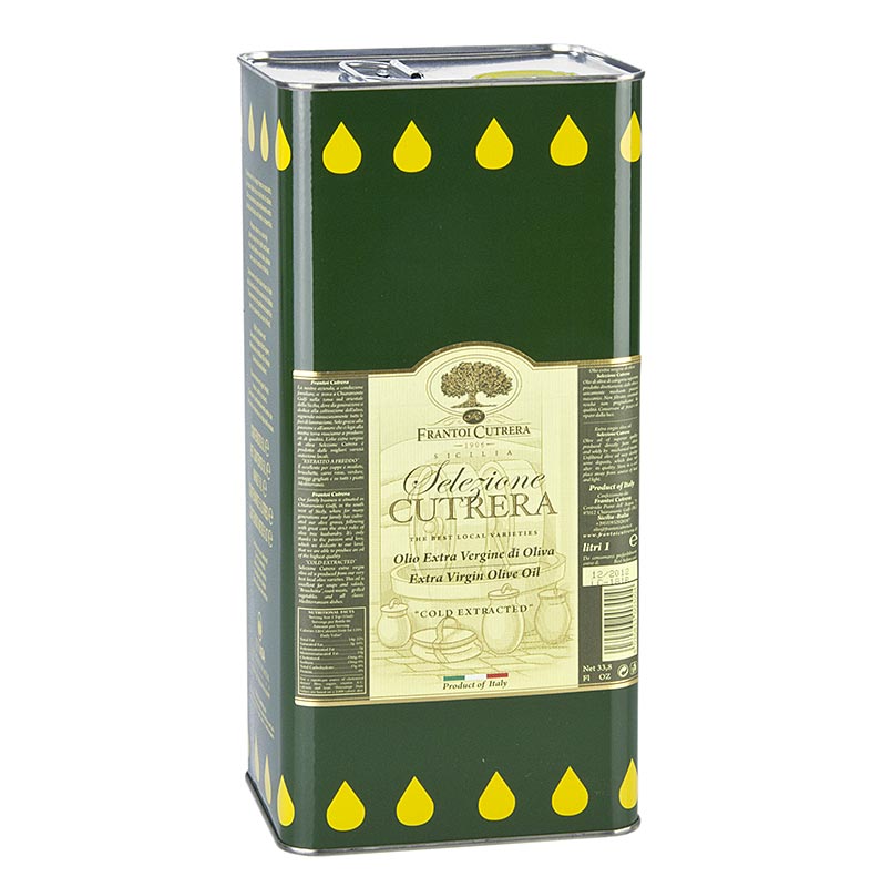 Natives Olivenöl Extra, Frantoi Cutrera Selezione Cutrera, intensiv, 5 l