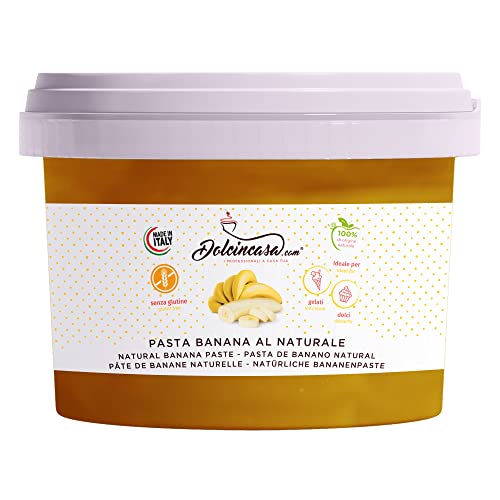 Natürliche Bananen-Eispaste, Produkt für Eiscreme mit Banane, 200 g Natürliche Bananen-Eispaste, Produkt für Eiscreme mit Banane, 200 g