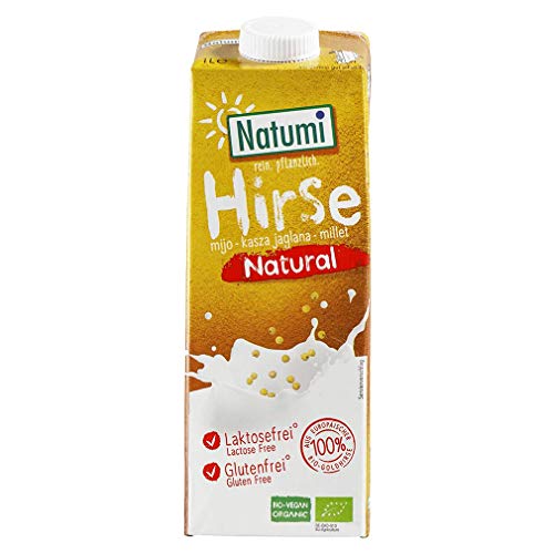 Natumi Hirse Drink natural - Bio - 1L - 12er Pack von Natumi