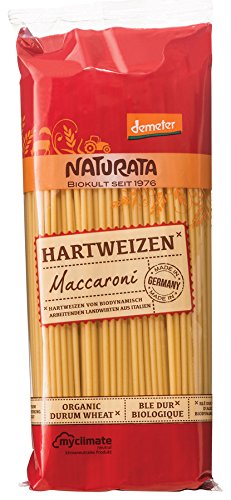 Naturata Bio Maccaroni lang Hartweizen hell (10 x 500 gr)