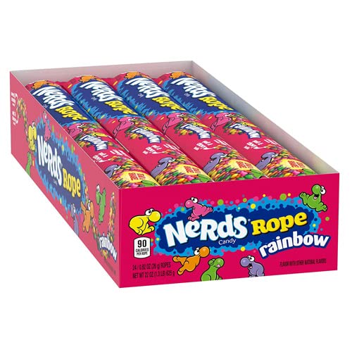 Nerds Rainbow Rope Candy 24 x 26g Nerds Rainbow Rope Candy 24 x 26g von Nerds