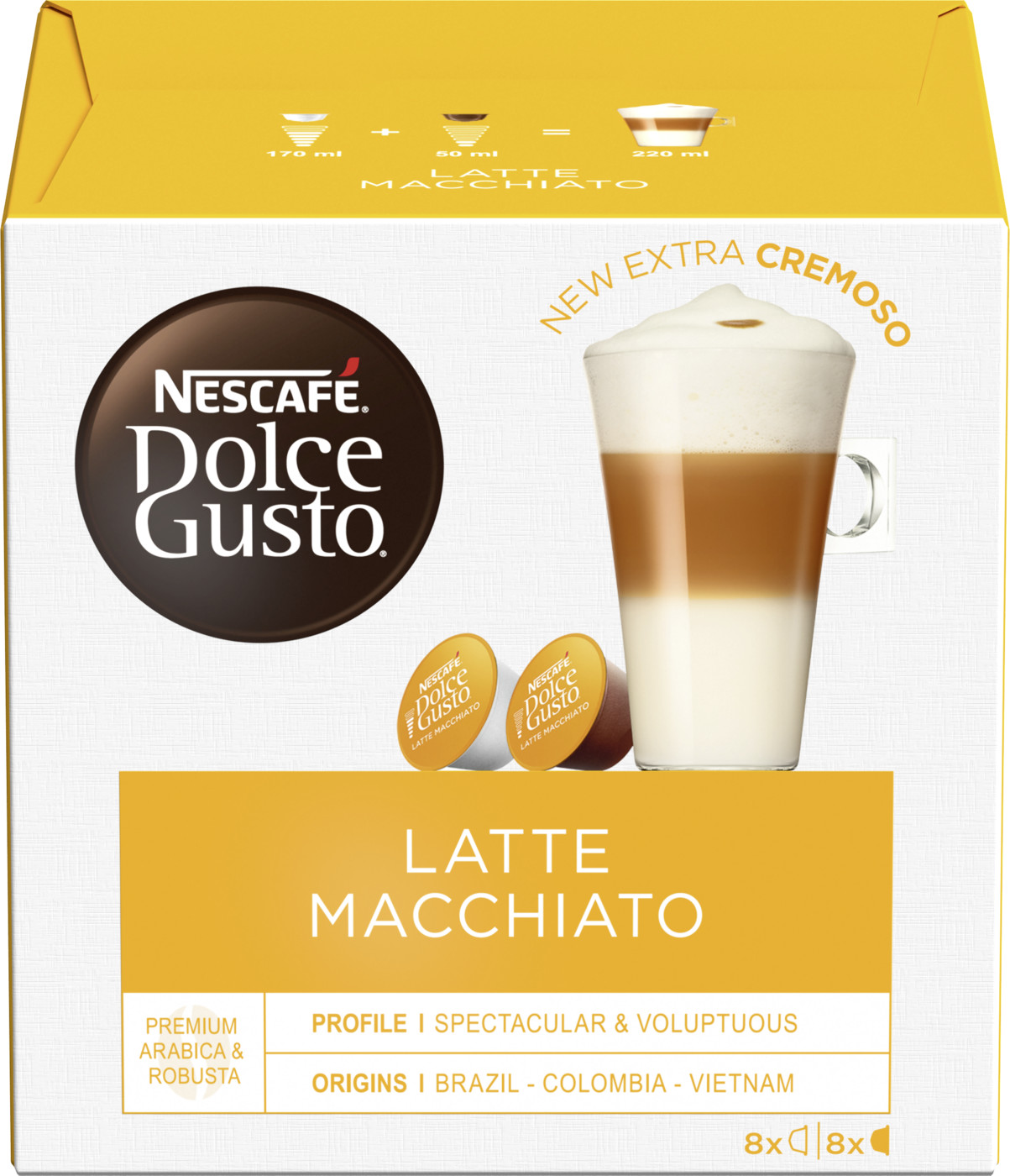 Nescafé Dolce Gusto Kapseln Latte Macchiato 8ST 183,2G