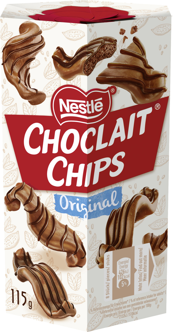 Nestle Choclait Chips Original 115G Nestle Choclait Chips Original 115G