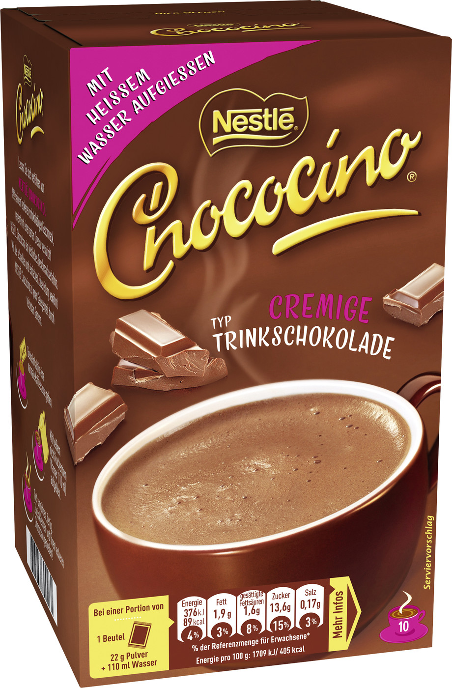 Nestle Chococino Cremige Trinkschokolade 220G Nestle Chococino Cremige Trinkschokolade 220G