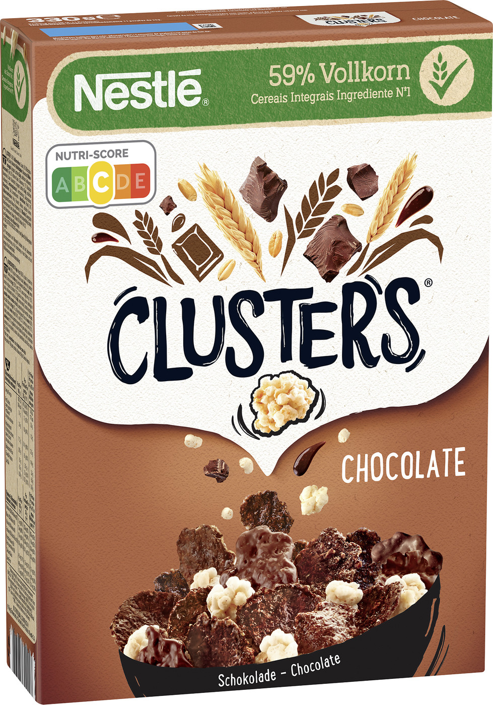 Nestle Clusters Chocolate Cerealien 330G Nestle Clusters Chocolate Cerealien 330G