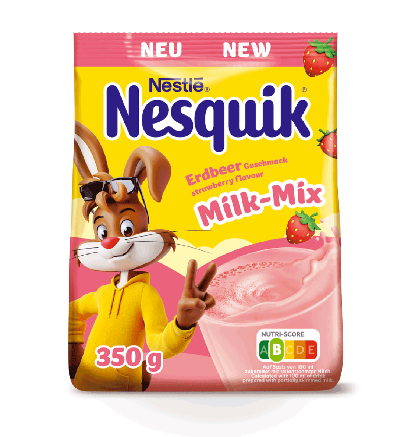 Nestle Nesquik Erdbeer Milk-Mix 350G Nestle Nesquik Erdbeer Milk-Mix 350G