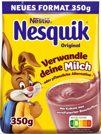Nestle Nesquik Original Nachfüllbeutel 350G Nestle Nesquik Original Nachfüllbeutel 350G