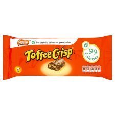 Nestle Toffee Crisp Biscuits 7Pk x 4 by Nestle