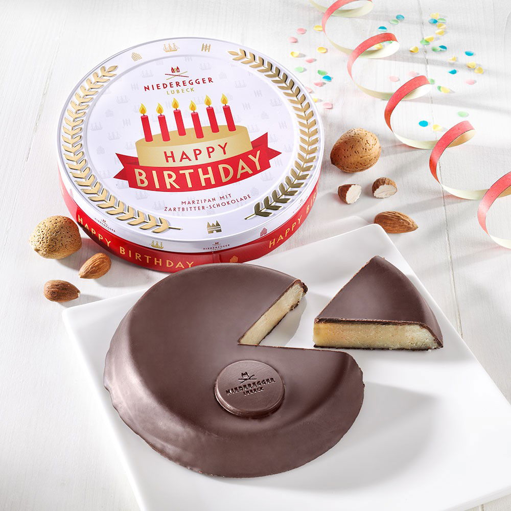 Niederegger Marzipantorte Happy Birthday Niederegger Marzipantorte Happy Birthday von Niederegger