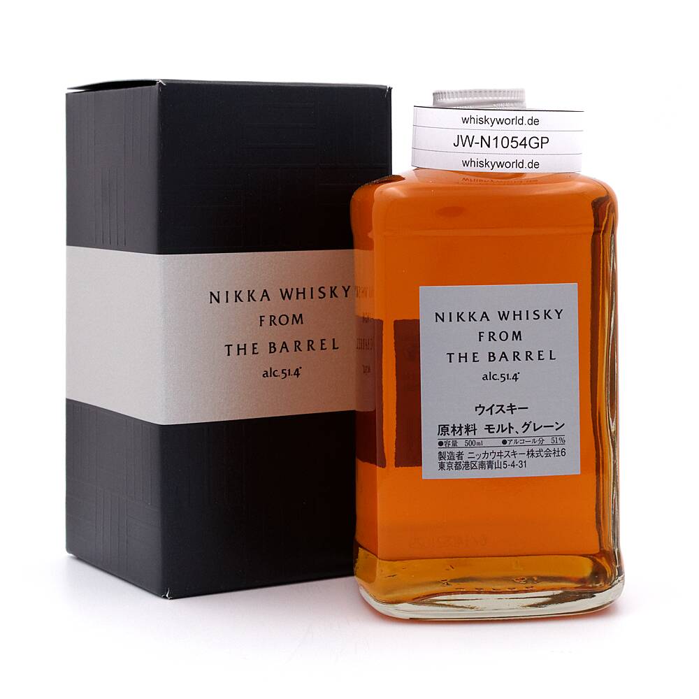 Nikka From the Barrel Cask strength Double matured 0,50 L/ 51.4% vol Nikka From the Barrel Cask strength Double matured 0,50 L/ 51.4% vol