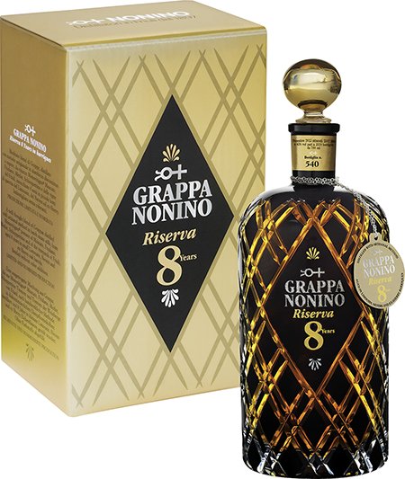 Nonino Grappa Riserva 8 Jahre 43%vol. Nonino Grappa Riserva 8 Jahre 43%vol.