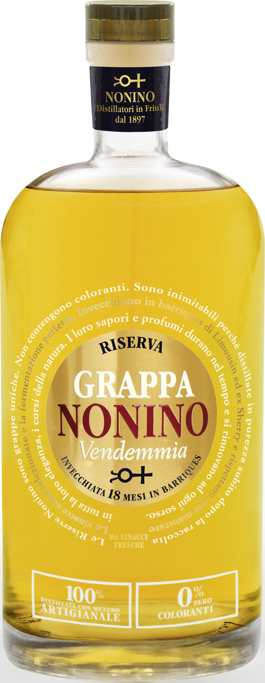 Nonino Grappa Vendemmia Riserva 0,5L Nonino Grappa Vendemmia Riserva 0,5L