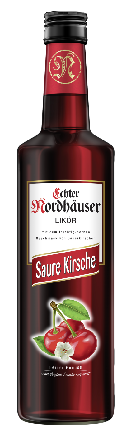 Nordbrand Echter Nordhäuser Saure Kirsche Fruchtlikör 16% Nordbrand Echter Nordhäuser Saure Kirsche Fruchtlikör 16%