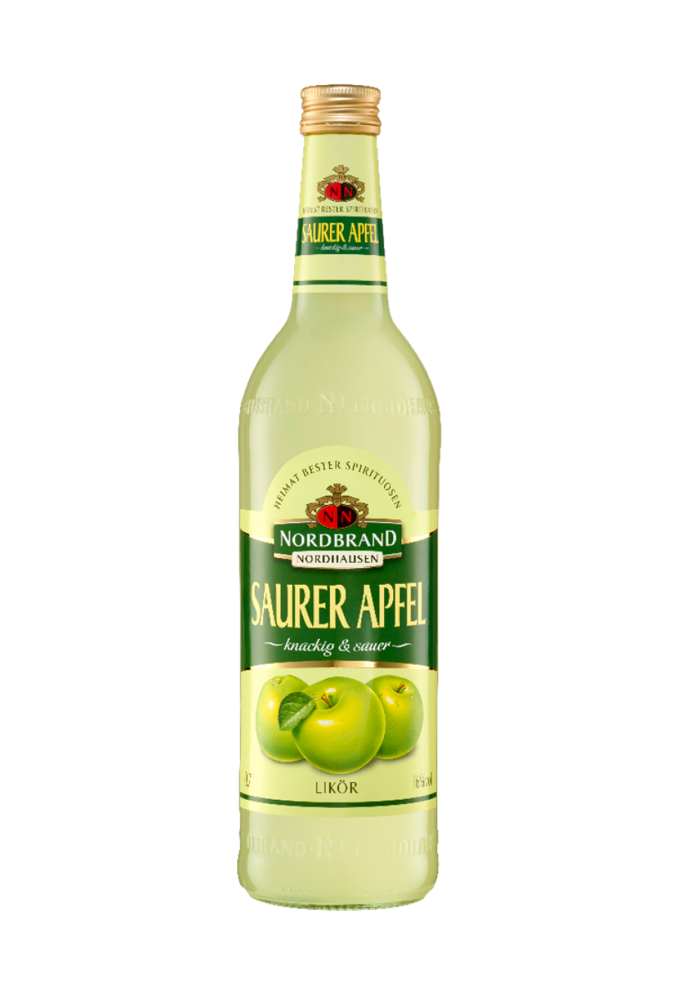 Nordbrand Echter Nordhäuser Saurer Apfel Likör 16% Nordbrand Echter Nordhäuser Saurer Apfel Likör 16%