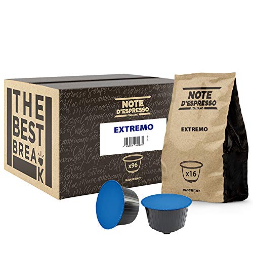 Note D'Espresso Extremo Coffee Capsules Dolce Gusto Compatible 7g x 96 capsules von Note d'Espresso