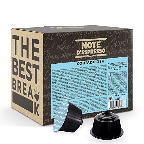 Note D'Espresso Instant soluble product Cortado Dek Capsules Dolce Gusto Compatible 6.3g x 48 capsules von Note d'Espresso