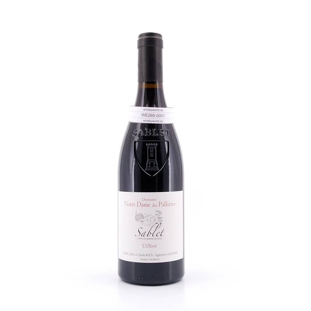 Notre Dame des Pallières AOP Côtes du Rhône 0,750 L/ 14.5% vol Notre Dame des Pallières AOP Côtes du Rhône 0,750 L/ 14.5% vol