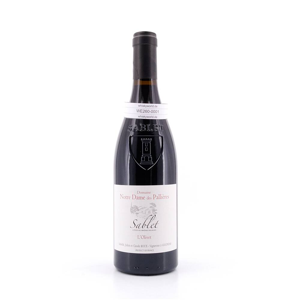 Notre Dame des Pallières AOP Côtes du Rhône 0,750 L/ 14.5% vol